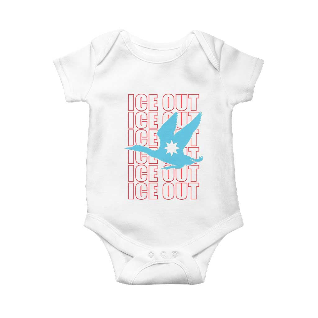 Minnesota Anti ICE Immigration Protest Baby Onesie Ice Out