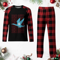 Minnesota Anti ICE Immigration Protest Plaid Pajama Set Ice Out
