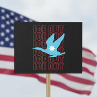 Minnesota Anti ICE Immigration Protest Protest Sign Ice Out