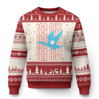 Minnesota Anti ICE Immigration Protest Ugly Christmas Sweater Ice Out