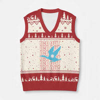 Minnesota Anti ICE Immigration Protest V-Neck Knit Sweater Vest Ice Out