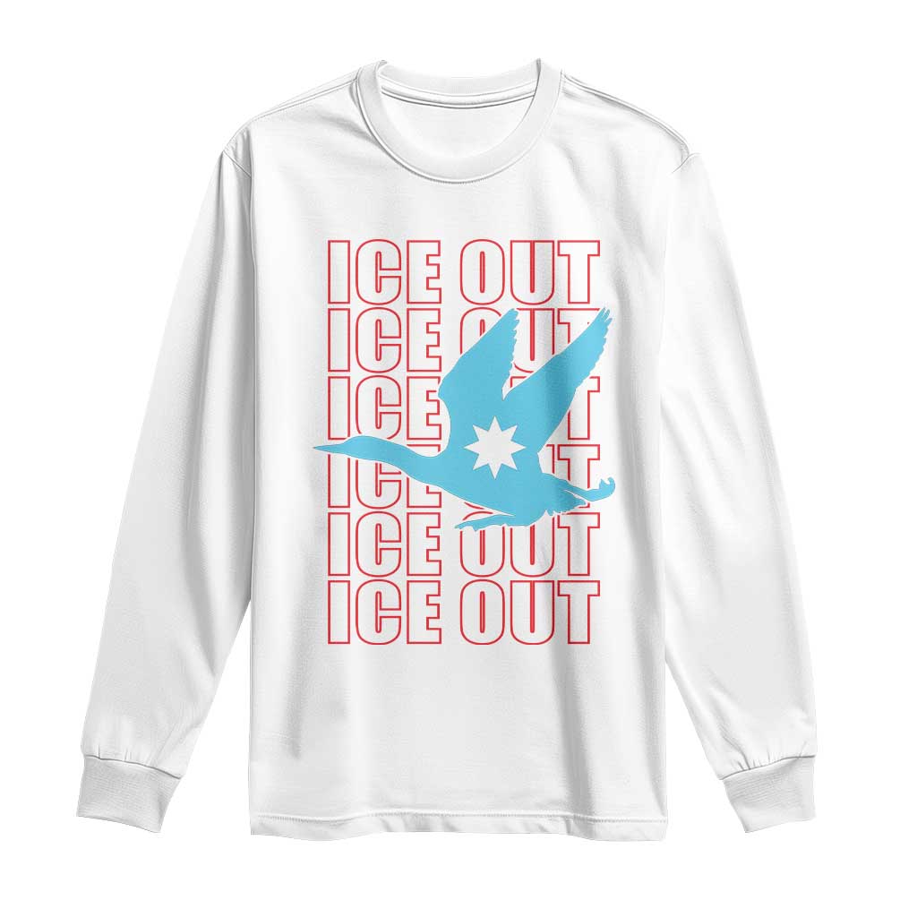 Minnesota Anti ICE Immigration Protest Long Sleeve Shirt Ice Out