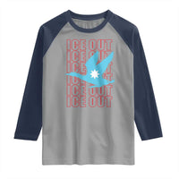 Minnesota Anti ICE Immigration Protest Raglan Shirt Ice Out