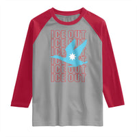 Minnesota Anti ICE Immigration Protest Raglan Shirt Ice Out