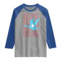 Minnesota Anti ICE Immigration Protest Raglan Shirt Ice Out