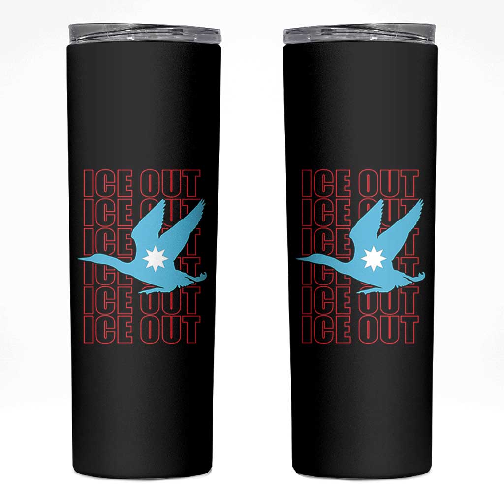 Minnesota Anti ICE Immigration Protest Skinny Tumbler Ice Out