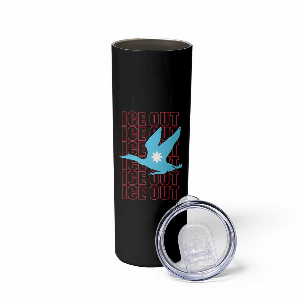 Minnesota Anti ICE Immigration Protest Skinny Tumbler Ice Out