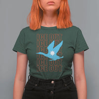 Minnesota Anti ICE Immigration Protest T Shirt For Women Ice Out