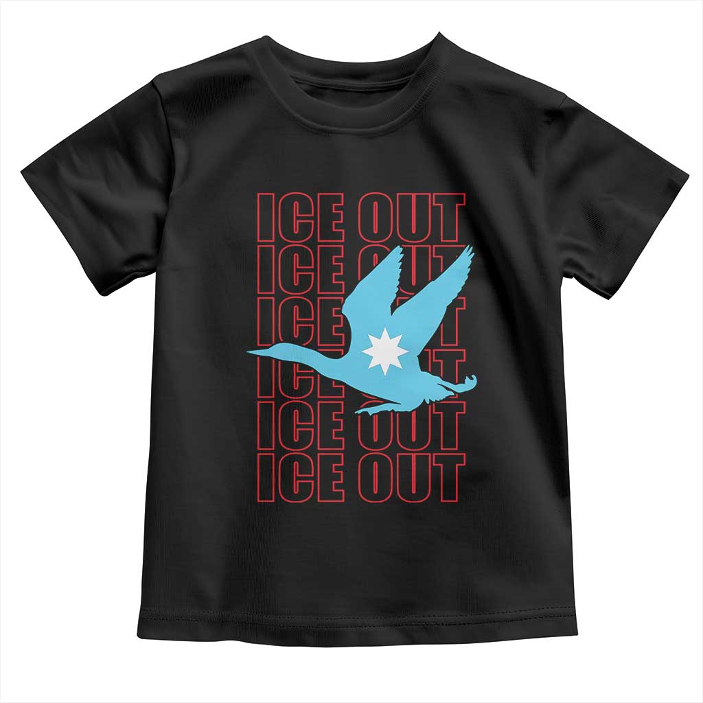 Minnesota Anti ICE Immigration Protest Toddler T Shirt Ice Out