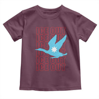Minnesota Anti ICE Immigration Protest Toddler T Shirt Ice Out