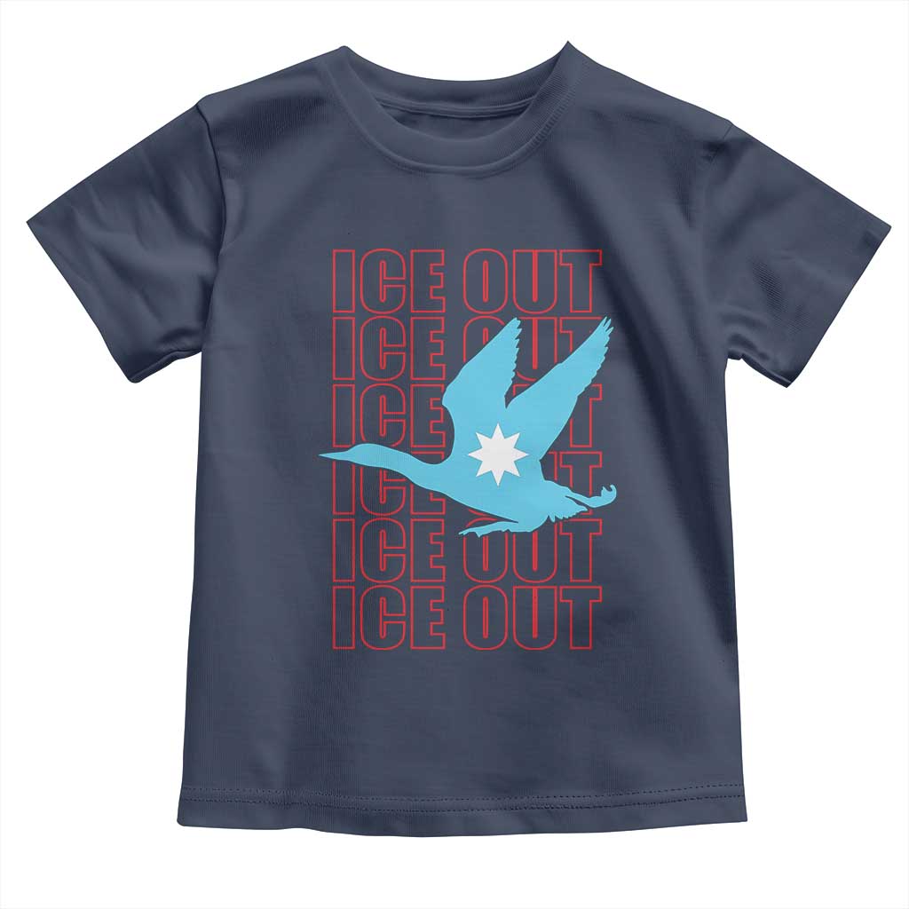 Minnesota Anti ICE Immigration Protest Toddler T Shirt Ice Out