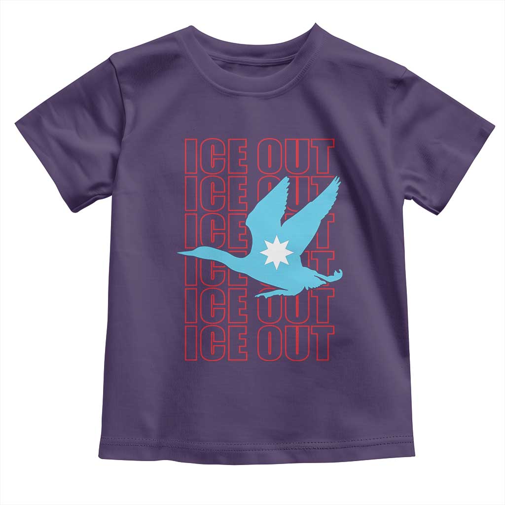 Minnesota Anti ICE Immigration Protest Toddler T Shirt Ice Out