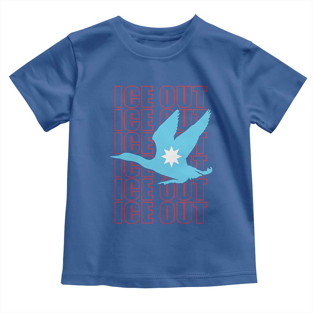 Minnesota Anti ICE Immigration Protest Toddler T Shirt Ice Out