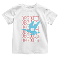 Minnesota Anti ICE Immigration Protest Toddler T Shirt Ice Out