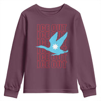 Minnesota Anti ICE Immigration Protest Youth Sweatshirt Ice Out