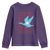 Minnesota Anti ICE Immigration Protest Youth Sweatshirt Ice Out