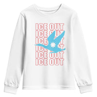 Minnesota Anti ICE Immigration Protest Youth Sweatshirt Ice Out