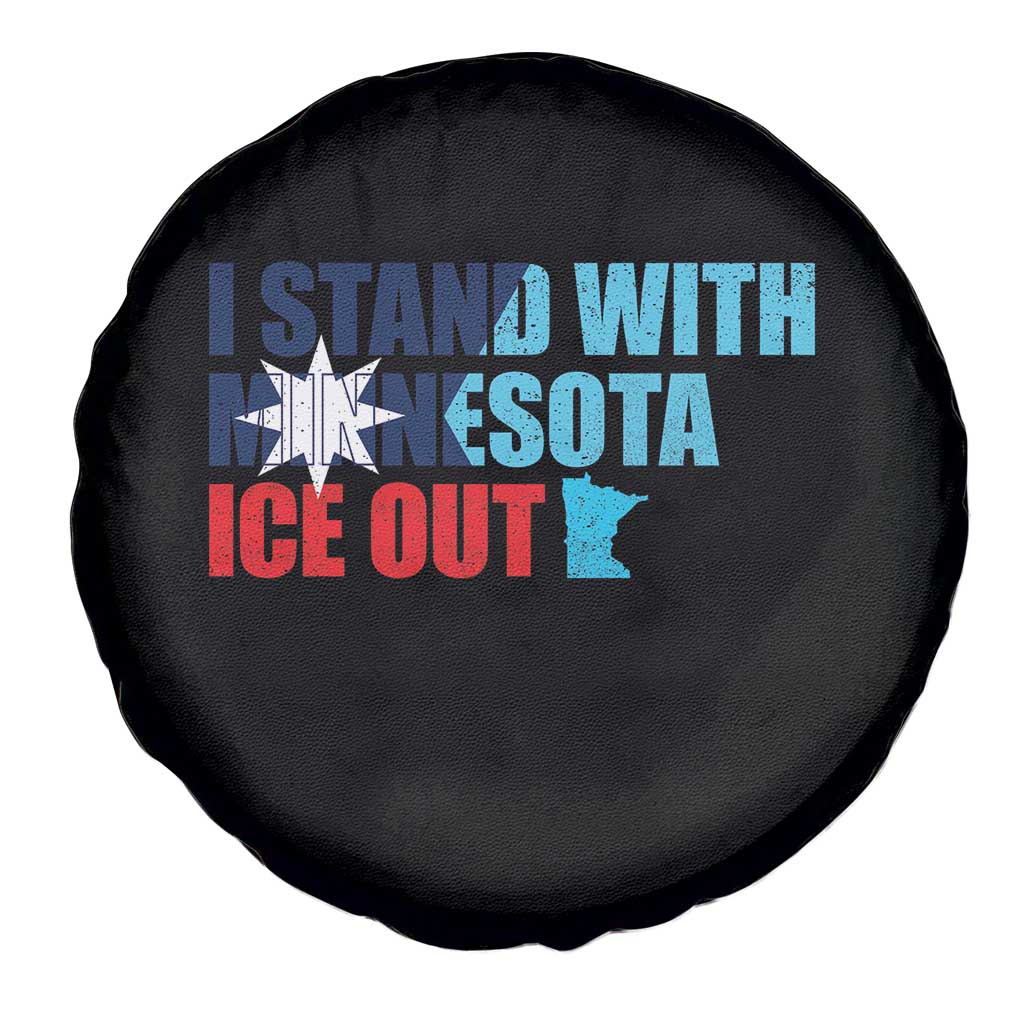I Stand With Minnesota Spare Tire Cover Minnesota Resist Anti ICE Immigration Protest
