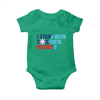 I Stand With Minnesota Baby Onesie Minnesota Resist Anti ICE Immigration Protest
