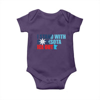 I Stand With Minnesota Baby Onesie Minnesota Resist Anti ICE Immigration Protest