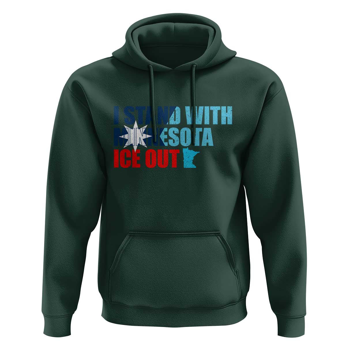 I Stand With Minnesota Hoodie Minnesota Resist Anti ICE Immigration Protest