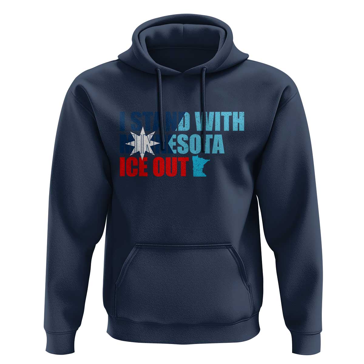 I Stand With Minnesota Hoodie Minnesota Resist Anti ICE Immigration Protest