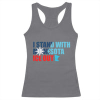 I Stand With Minnesota Racerback Tank Top Minnesota Resist Anti ICE Immigration Protest