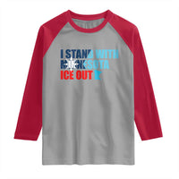 I Stand With Minnesota Raglan Shirt Minnesota Resist Anti ICE Immigration Protest