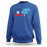 I Stand With Minnesota Sweatshirt Minnesota Resist Anti ICE Immigration Protest