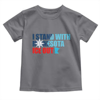 I Stand With Minnesota Toddler T Shirt Minnesota Resist Anti ICE Immigration Protest