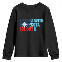 I Stand With Minnesota Youth Sweatshirt Minnesota Resist Anti ICE Immigration Protest