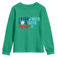 I Stand With Minnesota Youth Sweatshirt Minnesota Resist Anti ICE Immigration Protest