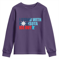 I Stand With Minnesota Youth Sweatshirt Minnesota Resist Anti ICE Immigration Protest