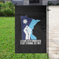 I Stand With Minnesota Garden Flag Minnesota Flag Anti ICE Immigration Protest Resist