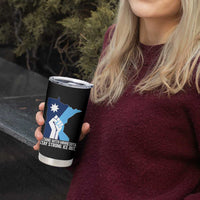 I Stand With Minnesota Tumbler Cup Minnesota Flag Anti ICE Immigration Protest Resist