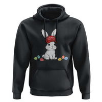 Funny Easter Bunny Wearing Hat American Hoodie