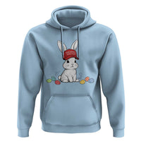 Funny Easter Bunny Wearing Hat American Hoodie