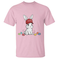 Funny Easter Bunny Wearing Hat American T Shirt