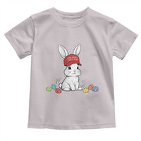 Funny Easter Bunny Wearing Hat American Toddler T Shirt