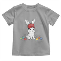 Funny Easter Bunny Wearing Hat American Toddler T Shirt