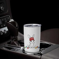 Funny Easter Bunny Wearing Hat American Tumbler Cup