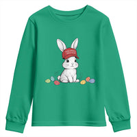 Funny Easter Bunny Wearing Hat American Youth Sweatshirt