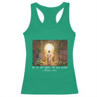 He Is Not Here He Has Risen Racerback Tank Top Easter Christian Jesus