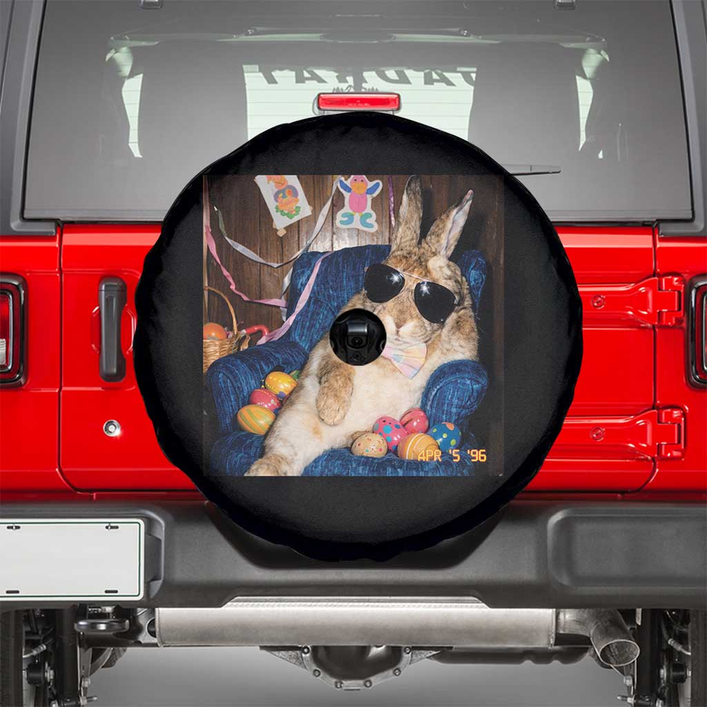 Funny Easter Bunny Sunglasses Graphic Spare Tire Cover