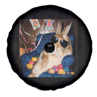 Funny Easter Bunny Sunglasses Graphic Spare Tire Cover