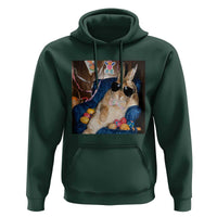 Funny Easter Bunny Sunglasses Graphic Hoodie