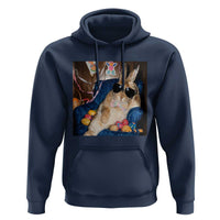 Funny Easter Bunny Sunglasses Graphic Hoodie