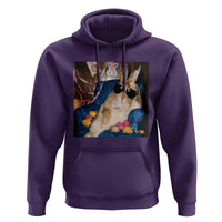 Funny Easter Bunny Sunglasses Graphic Hoodie