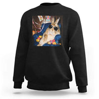 Funny Easter Bunny Sunglasses Graphic Sweatshirt