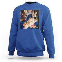 Funny Easter Bunny Sunglasses Graphic Sweatshirt